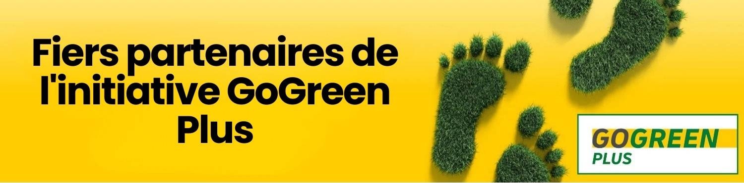 GoGreen Plus Fiers partenaires de l'initiative