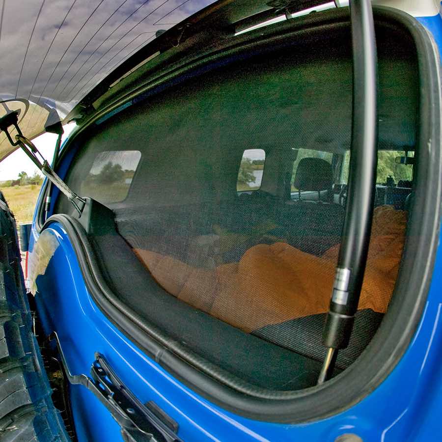 zelf te plaatsen raamhor voor bestelwagen, auto en 4x4