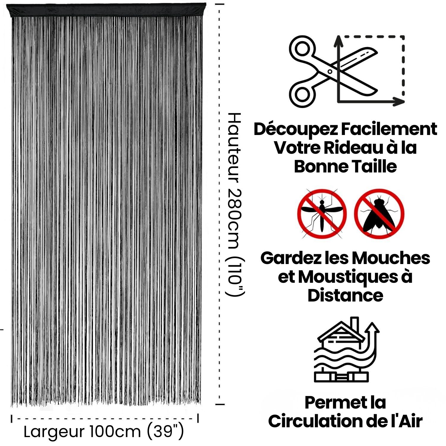 meilleur rideau a fils pour portes en france