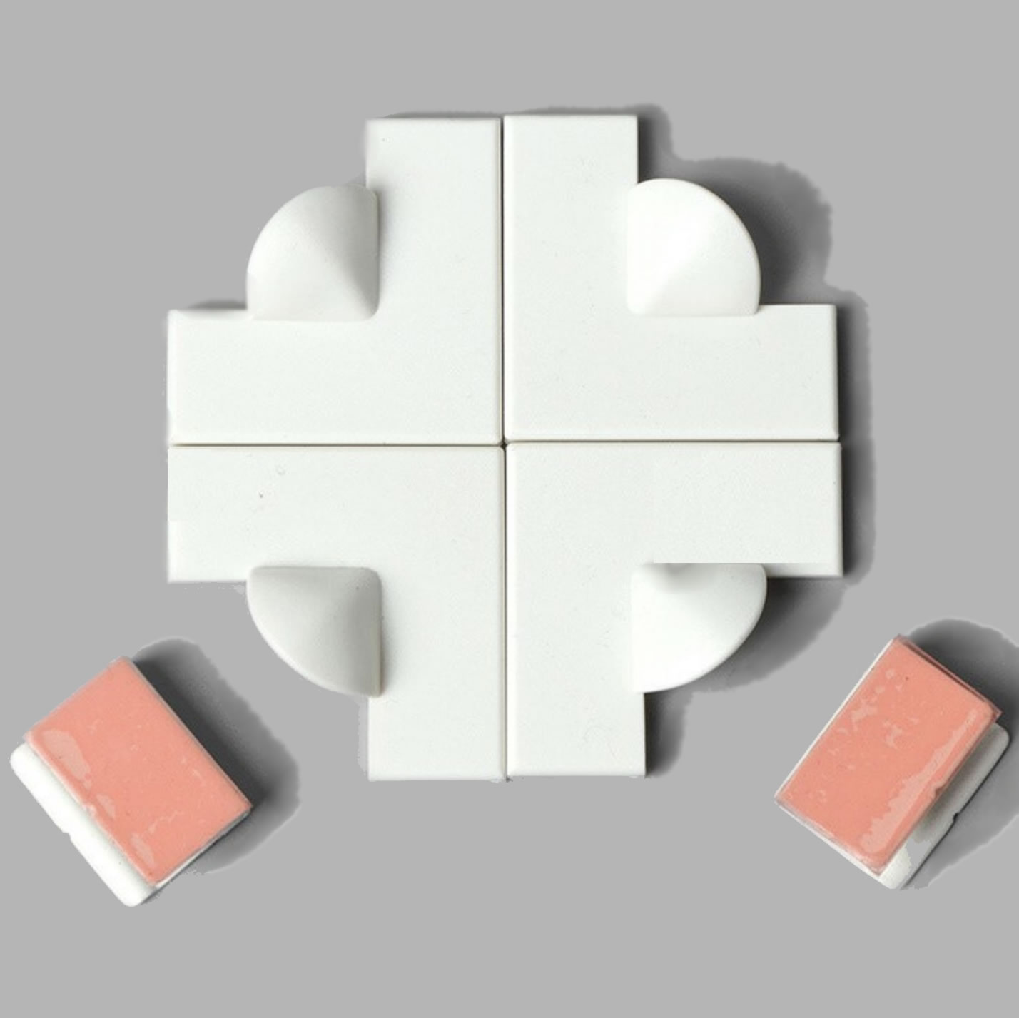 Window Flyscreen Accessories – Extra Corner Pieces Set (x4 Corners | x2 Wind Clips)